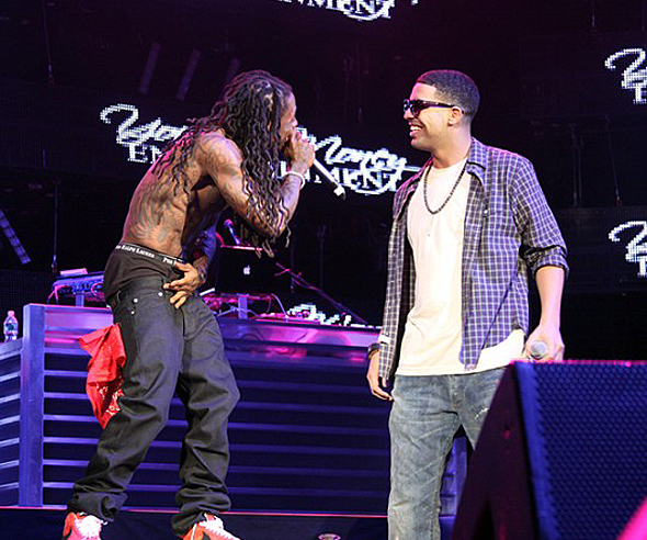 Lil Wayne Drake Right Above It. Lil Wayne